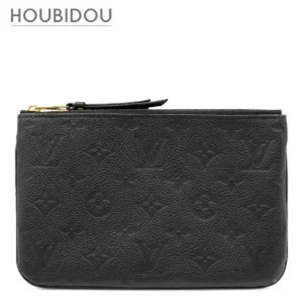 Louis Vuitton Shoulder Bag Pochette Double Zip Empreinte Black